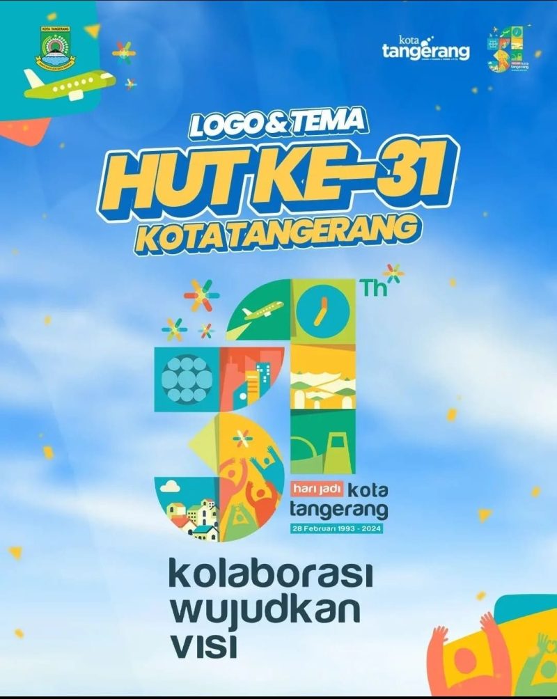 Logo Hut Kota Tangerang, 