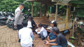 Sejumlah pelajar berhasil diamankan Polsek Pondok Aren, Tangerang Selatan (ist)